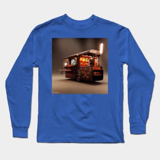 Steampunk Tokyo Ramen Cart Long Sleeve T-Shirt